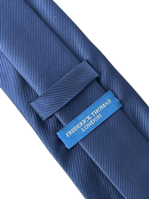 plain navy blue mens tie