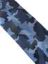 navy blue camouflage design tie