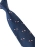 navy tie with dachshund sausage dog jumper design