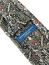 navy William Morris pimpernel style design tie