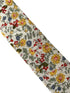 English yellow wildflower floral garden cotton tie