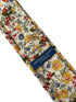 English yellow wildflower floral garden cotton tie
