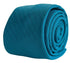 turquoise teal tie with herringbone design