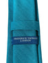 turquoise teal tie with herringbone design