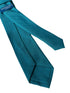 turquoise teal tie with herringbone design
