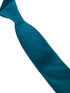 turquoise teal tie with herringbone design