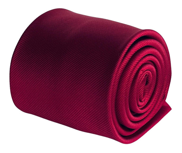dark maroon red classic silk tie