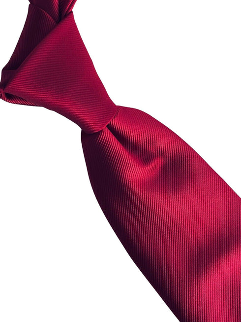dark maroon red classic silk tie