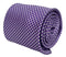 Cadbury purple and white dogtooth check tie