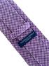 Cadbury purple and white dogtooth check tie