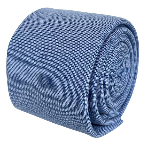 pale light baby sky blue cotton tie