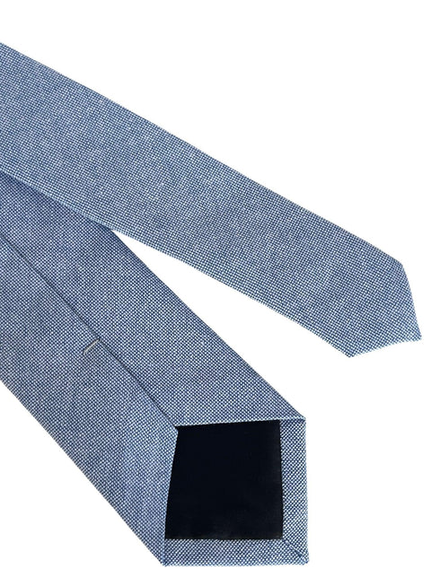 pale light baby sky blue cotton tie