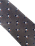 silver grey tie with pigeon bird design