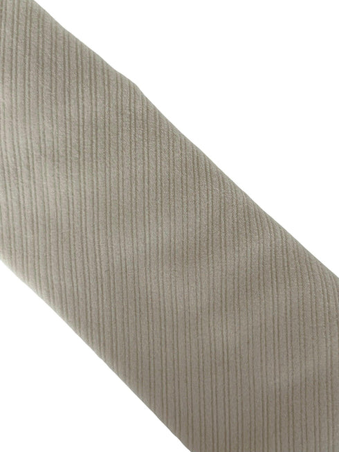 ivory cream velvet feel tie