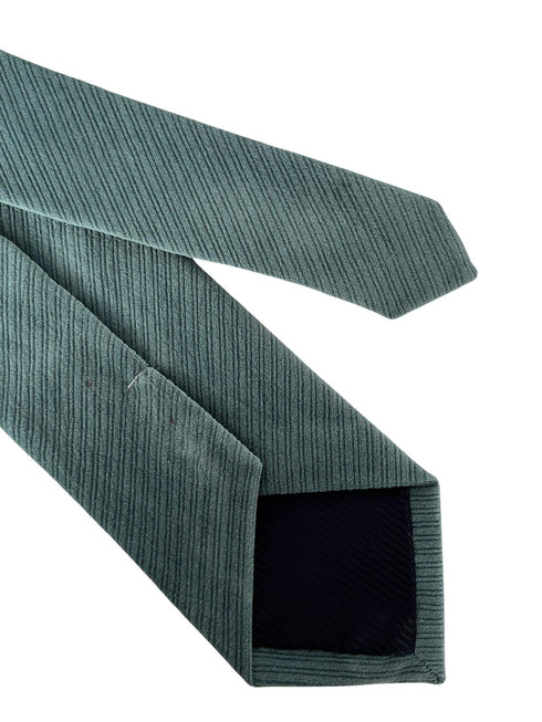 sea green sage velvet feel tie