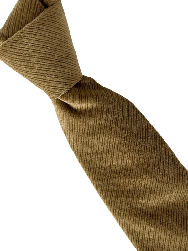 gold coffee biscuit fawn brown velvet feel tie