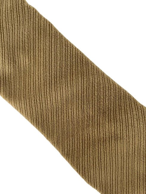 gold coffee biscuit fawn brown velvet feel tie
