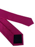hot fuchsia bright pink magenta cotton tie