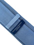 light baby blue knitted tie with nautical anchor embroidered design