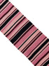 light baby pink and navy blue striped fine knitted tie