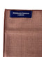 dusky dusty earthy red brick bamboo pocket square