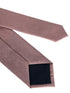 dusky dusty pink brick bamboo tie