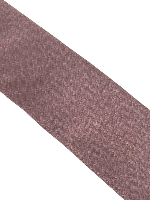 Matching dusky dusty pink brick bamboo tie and pocket square