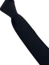 plain black bamboo tie