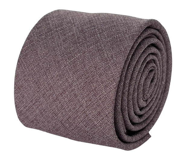 mauve brown bamboo tie