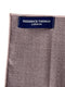 mauve brown bamboo pocket square