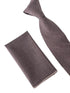 mauve brown bamboo tie