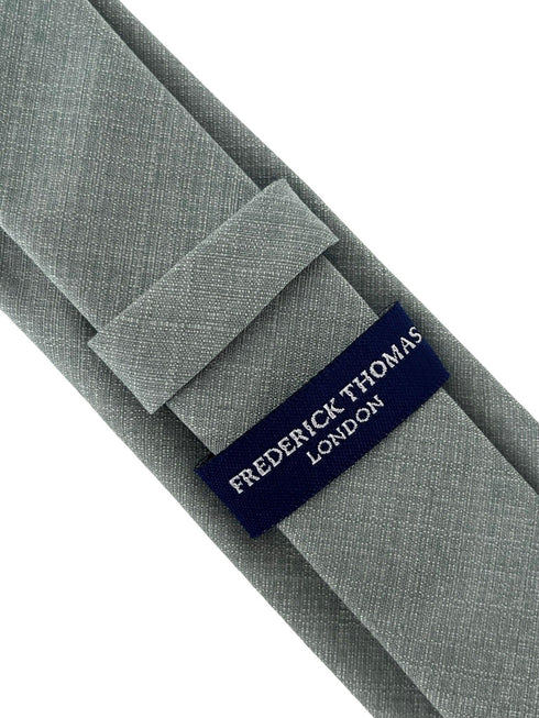 sage mint olive green bamboo tie