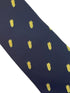 navy blue tie with sweetcorn, farming, corn on the cob design
