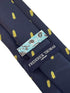 navy blue tie with sweetcorn, farming, corn on the cob design