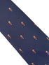 navy blue tie with nutcracker Christmas design