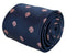 navy blue tie with seashell clam design