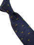 navy blue tie with army tank design