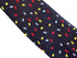 navy blue tie with Christmas lights design