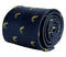 navy blue tie with chameleon lizard reptile design