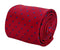 Red tie with royal blue classic polka spot design