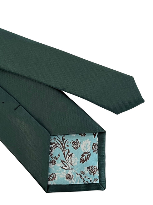 Racing, forest, dark, emerald green classic tie