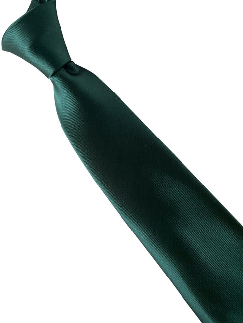Racing, forest, dark, emerald green classic tie