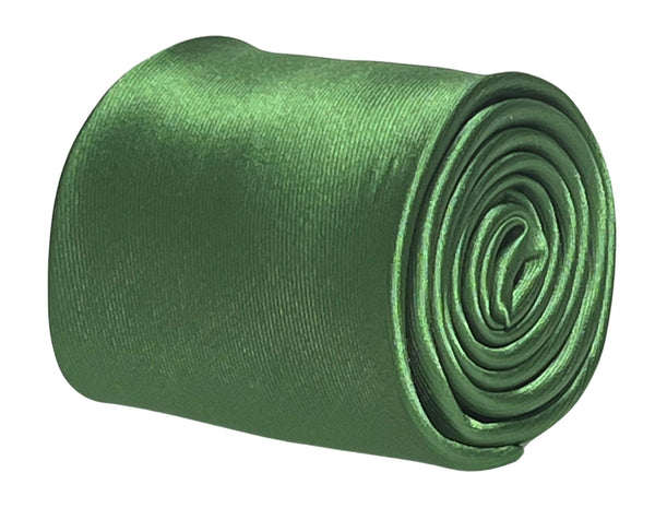 Bright, grass, leaf, lime green plain classic tie