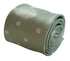 Mint, pale, light, pastel, spring, pistachio green with white polka spots classic tie