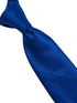 Plain royal sapphire blue silky classic tie