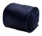 Plain dark navy blue silky classic tie