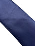 Plain dark navy blue silky classic tie