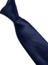 Plain dark navy blue silky classic tie