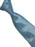 Light blue pastel cornflower sky powder blue tie with white polka spots