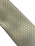 Gold tie with geometric design